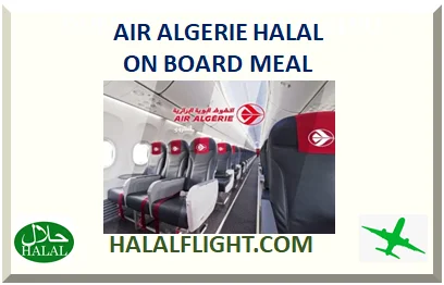 AIR ALGERIE HALAL ON BOARD MEAL